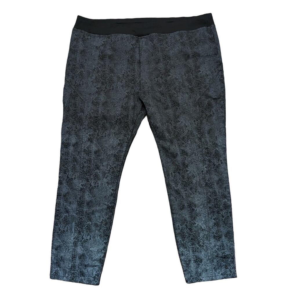 Soft Surroundings Snakeskin Print Pants Size 3X